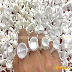 Nhẫn nhựa đựng mực phun xăm
