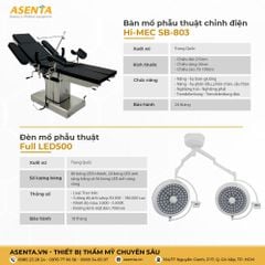 Setup combo thiết bị phòng phẫu - Gói cao cấp