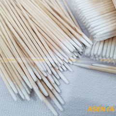 Tăm bông gỗ phun xăm thẩm mỹ