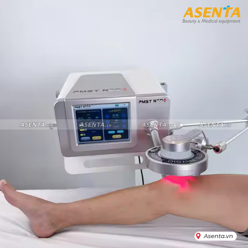 Máy từ trường siêu dẫn kết hợp Laser lạnh trị liệu PMST NEO+