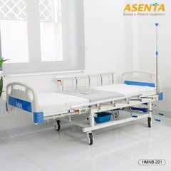 Giường hồi sức cấp cứu ICU 4 tay quay đa chức năng có bô HMNB-201