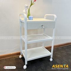 Xe đẩy Spa 3 tầng cao cấp HTML-5040 có ngăn kéo