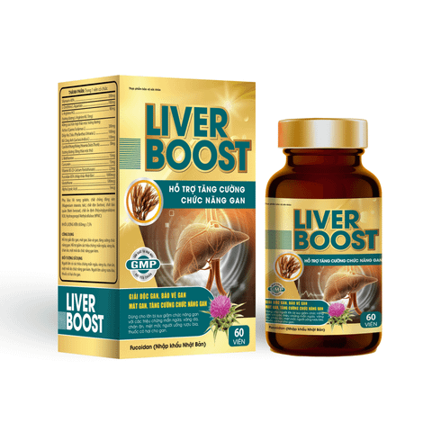 VIÊN UỐNG BỔ GAN LIVER BOOST hỗ trợ thải độc gan, bảo vệ gan, mát gan, tăng cường chức năng gan 