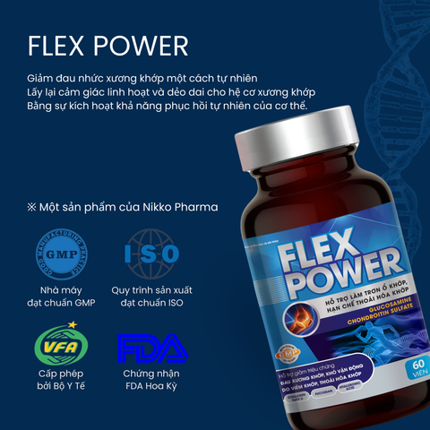  VIÊN UỐNG HỖ TRỢ XƯƠNG KHỚP FLEX POWER 
