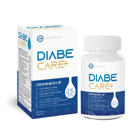  VIÊN UỐNG HỖ TRỢ TIỂU ĐƯỜNG DIABE CARE+ hỗ trợ chuyển hóa đường, cải thiện chỉ số đường huyết 