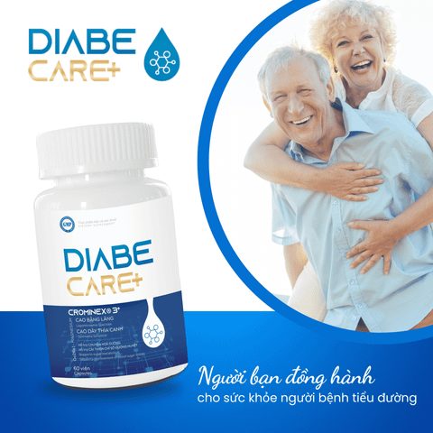 VIÊN UỐNG HỖ TRỢ TIỂU ĐƯỜNG DIABE CARE+ hỗ trợ chuyển hóa đường, cải thiện chỉ số đường huyết 