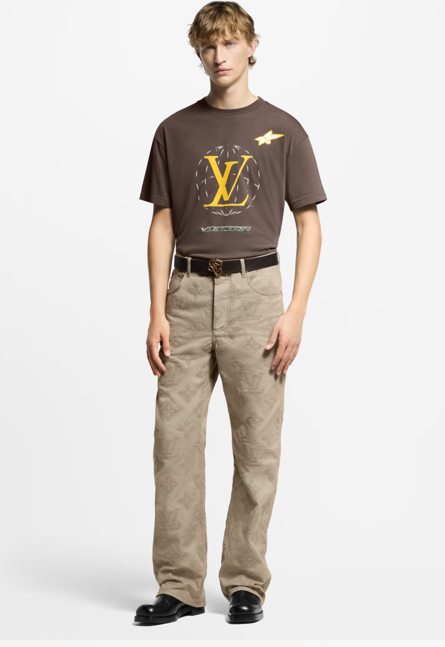 快適さをもたらす！Louis Vuitton Embellished Cotton Tシャツ Embellished Cotton T-Shirt - Ready to Wear | LOUIS VUITTON