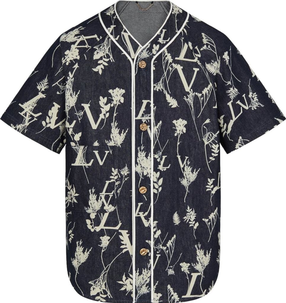 Louis Vuitton Baseball Shirt Black