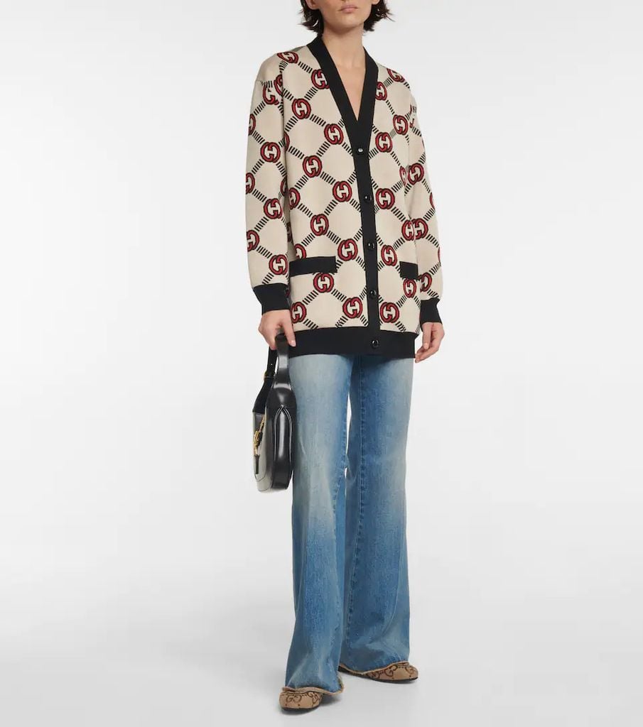 Gucci - Interlocking G Reversible Wool Cardigan – Thecashiervn