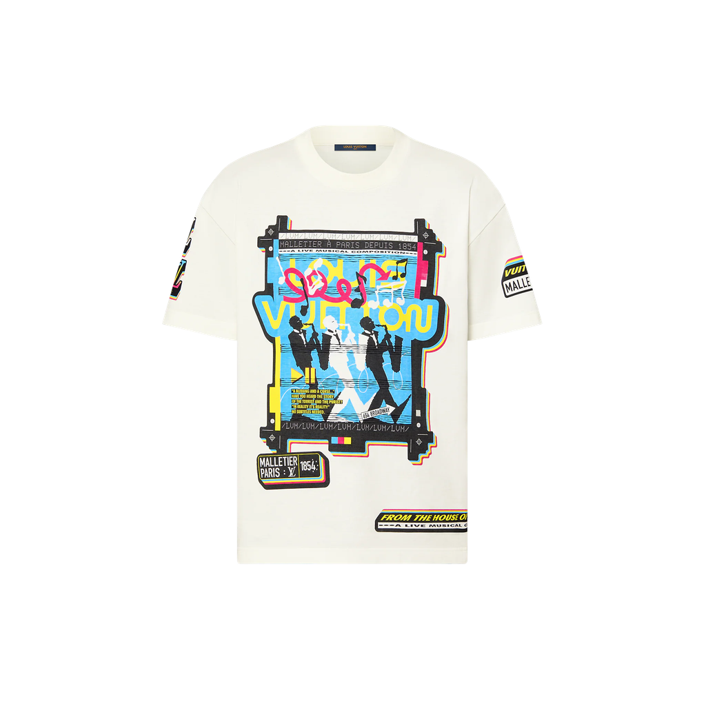【LOUIS VUITTON】JAZZ FLYERS 半袖 Tシャツ 在庫確認下さい Louis Vuitton Jazz Flyers Short Sleeved Knitwear Tee Shirt