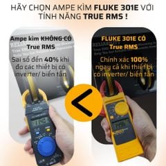 Ampe kìm đo dòng DC Fluke 301E
