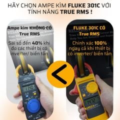 Ampe kìm đo dòng AC FLUKE 301C