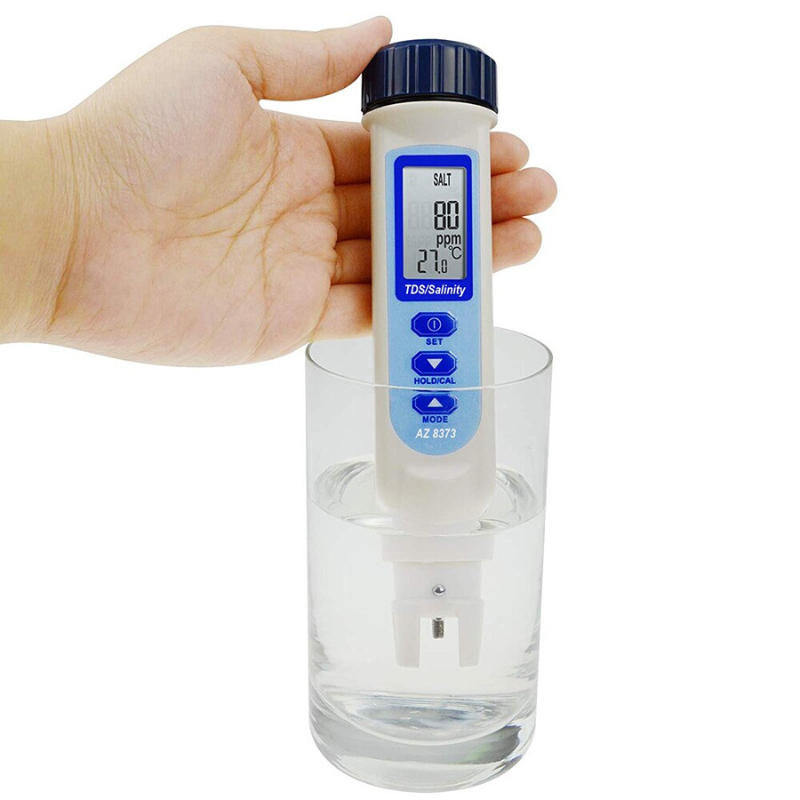 Bút đo độ mặn, TDS AZ 8373 (0~9999 ppm/ 1.0~100.0 ppt)