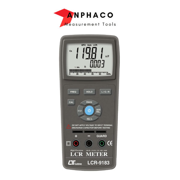 Đồng hồ đo cuộn cảm tụ điện LCR LUTRON LCR-9183 - Anphaco