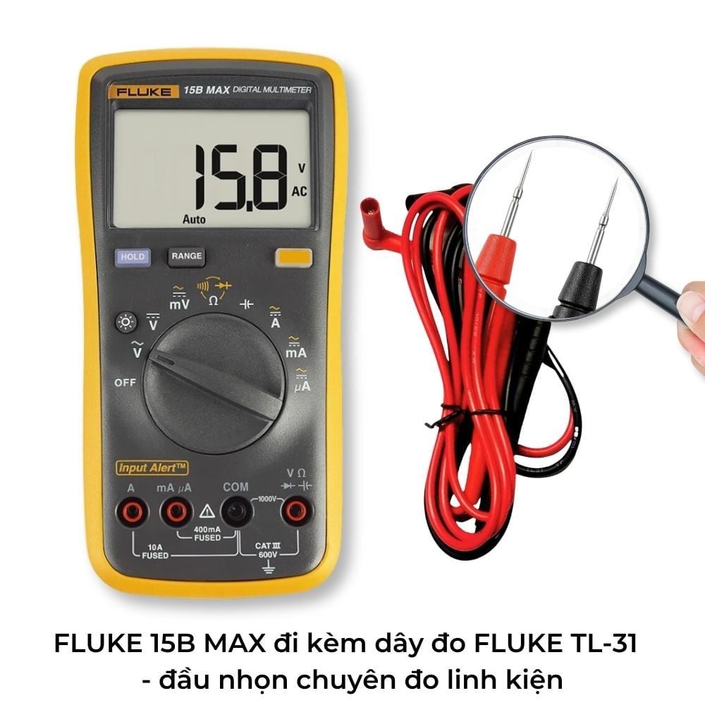 Đồng hồ vạn năng FLUKE 15B MAX