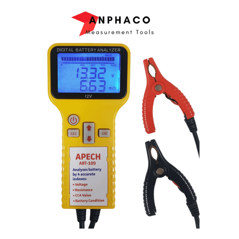 Máy kiểm tra bình ắc quy, đo nội trở APECH ABT-109