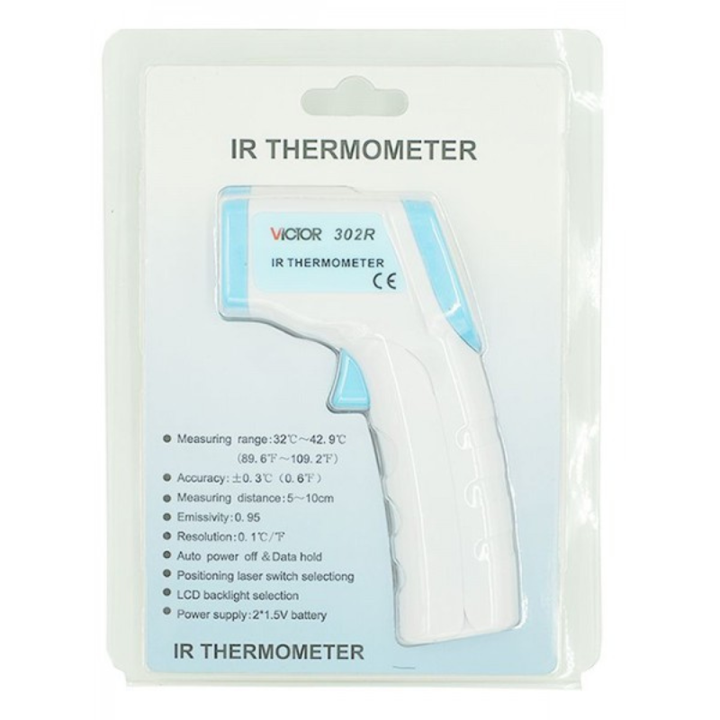 Nhiệt kế hồng ngoại đo nhiệt độ cơ thể VICTOR 302R