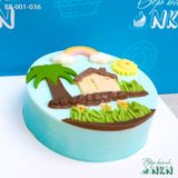  Bánh Sinh Nhật Cho Bé Mẫu Ngôi Nhà (BB-001-036) 