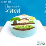  Bánh Sinh Nhật Cho Bé Mẫu Ngôi Nhà (BB-001-036) 