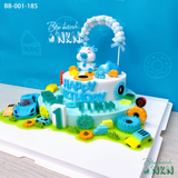  Bánh Sinh Nhật 2 Tầng Cho Bé Tuổi Sửu (BB-001-185) 
