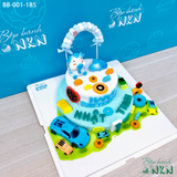  Bánh Sinh Nhật 2 Tầng Cho Bé Tuổi Sửu (BB-001-185) 
