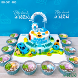  Bánh Sinh Nhật 2 Tầng Cho Bé Tuổi Sửu (BB-001-185) 