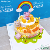  Bánh Sinh Nhật 2 Tầng Cho Bé Tuổi Tý (BB-001-308) 