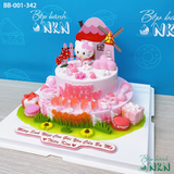 Bánh Sinh Nhật Hello Kitty 2 Tầng (BB-001-342) 