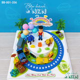 Bánh Sinh Nhật Xe Lửa Chú Chó Cứu Hộ (BB-001-356) 