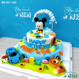  Bánh Sinh Nhật Chuột Mickey 2 Tầng (BB-001-360) 