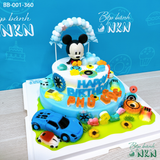  Bánh Sinh Nhật Chuột Mickey 2 Tầng (BB-001-360) 