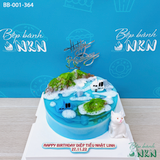  Bánh Sinh Nhật Biển Đảo Cho Bé Tuổi Mẹo (BB-001-364) 