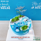  Bánh Sinh Nhật Biển Đảo Cho Bé Tuổi Mẹo (BB-001-364) 