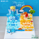  Bánh Sinh Nhật Đôi Công Chúa Elsa - Chú Chó Paw Trol (BB-001-373) 