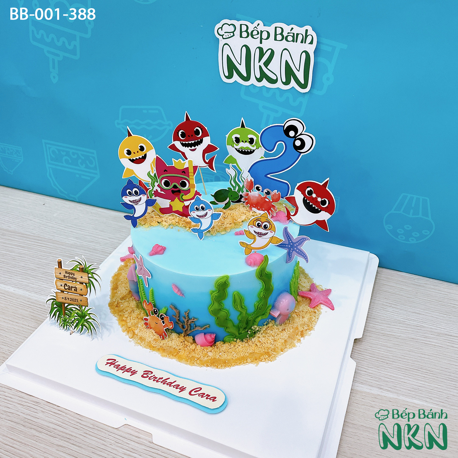 Bánh Kem Baby Shark Bánh Sinh Nhật Bánh Bánh Trà Sữa Trà Trái Cây Giao Hàng Tận Nơi