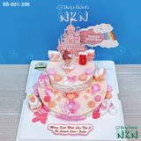  Bánh Sinh Nhật 2 Tầng Cho Bé Gái (BB-001-398) 