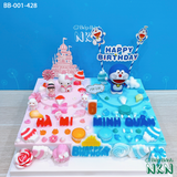  Bánh Sinh Nhật Đôi Kitty x Doraemon (BB-001-428) 