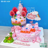 Tháp Bánh Sinh Nhật 2 Tầng Cho Bé Tuổi Hợi (BB-001-434) 