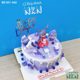  Bánh Sinh Nhật Công Chúa Ôm Gấu Bông (BB-001-460) 