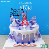  Bánh Sinh Nhật Công Chúa Ôm Gấu Bông (BB-001-460) 