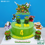  Bánh Sinh Nhật Ninja Rùa (BB-001-511) 