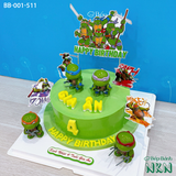  Bánh Sinh Nhật Ninja Rùa (BB-001-511) 
