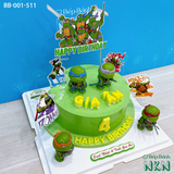  Bánh Sinh Nhật Ninja Rùa (BB-001-511) 