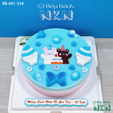  Bánh Sinh Nhật Gấu Brown Và Thỏ Cony (BB-001-534) 