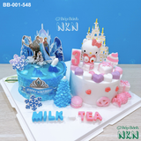  Bánh Sinh Nhật Đôi Elsa x Kitty (BB-001-548) 