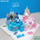  Bánh Sinh Nhật Đôi Elsa x Kitty (BB-001-548) 
