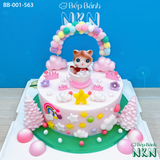  Bánh Sinh Nhật Bé Mèo Hồng (BB-001-563) 