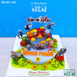  Bánh Sinh Nhật Naruto 2 Tầng (BB-001-569) 