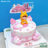  Bánh Đầy Tháng, Sinh Nhật Cho Bé Tuổi Rồng (BB-001-579) 