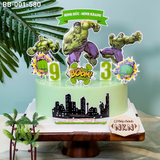  Bánh Sinh Nhật Hulk - Người Khổng Lồ Xanh (BB-001-580) 